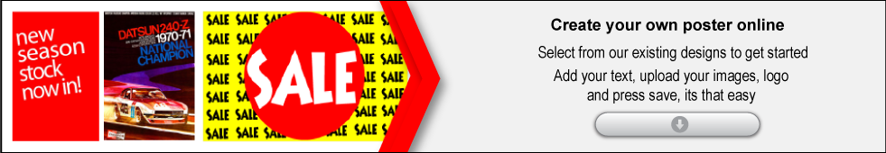 Please select a template from below, you can fully customise them using our online SignTool to suit your needs